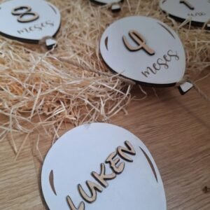 Placas cumplemes globos