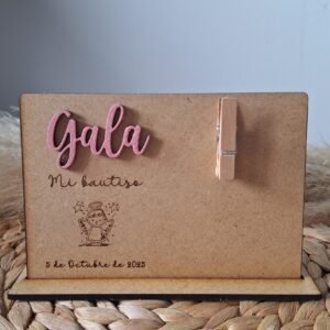 Recordatorio personalizado bautizo