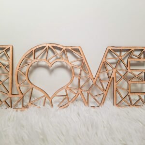 Cuadro LOVE troquelado