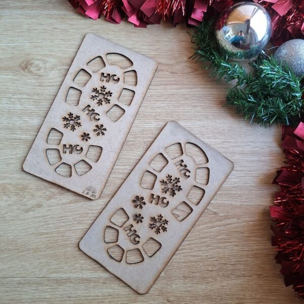 Plantilla huellas Papa Noel