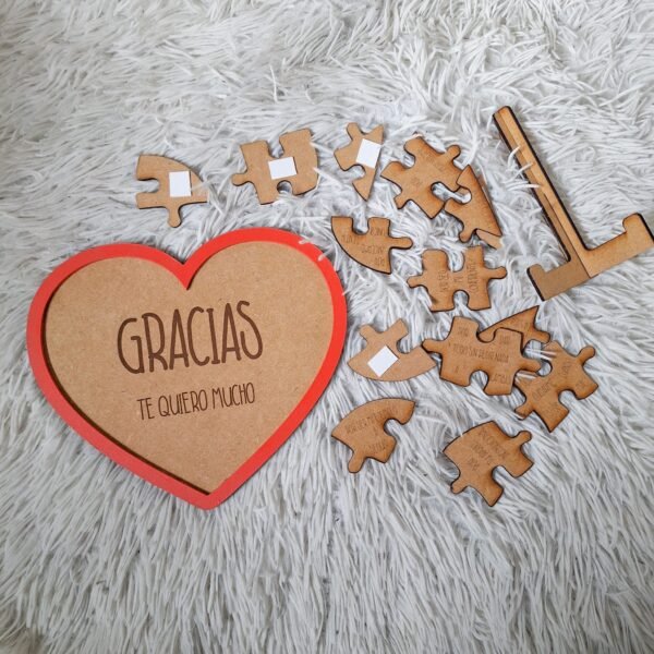 Puzzle Corazón 14 Razones - Imagen 3