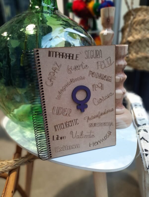 Libreta tapas madera