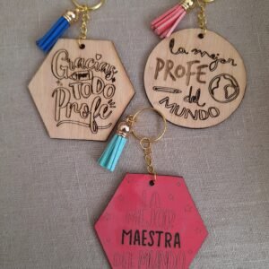 Llavero personalizado profe
