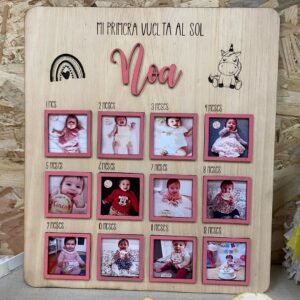 Cuadro para fotos Mi Primera Vuelta al Sol