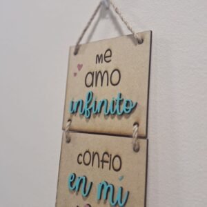 Cartel decorativo "Amor Propio"