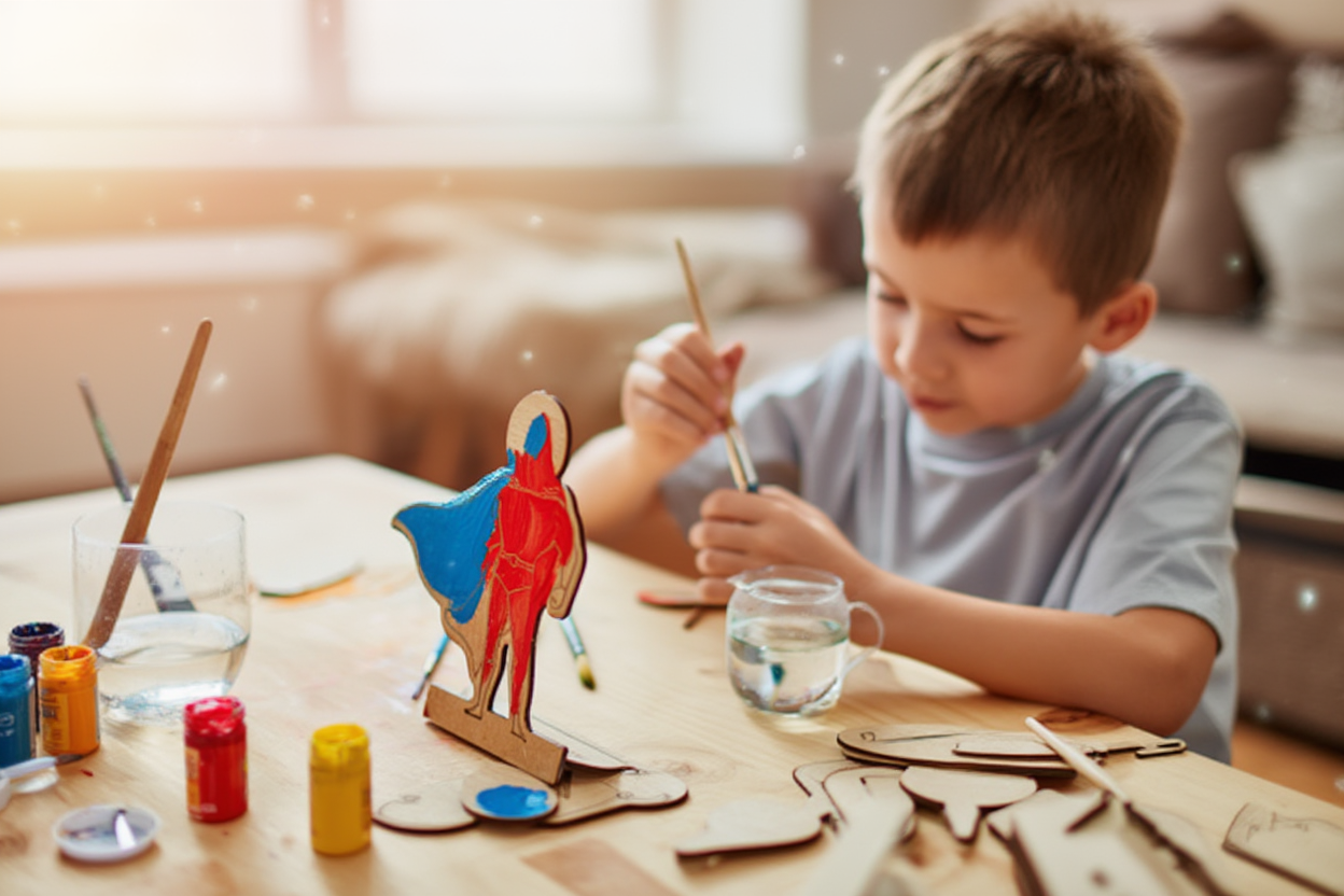 Kit de pintura "Superpapá"