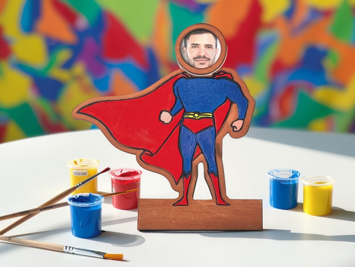 Kit de pintura "Superpapá" - Imagen 3