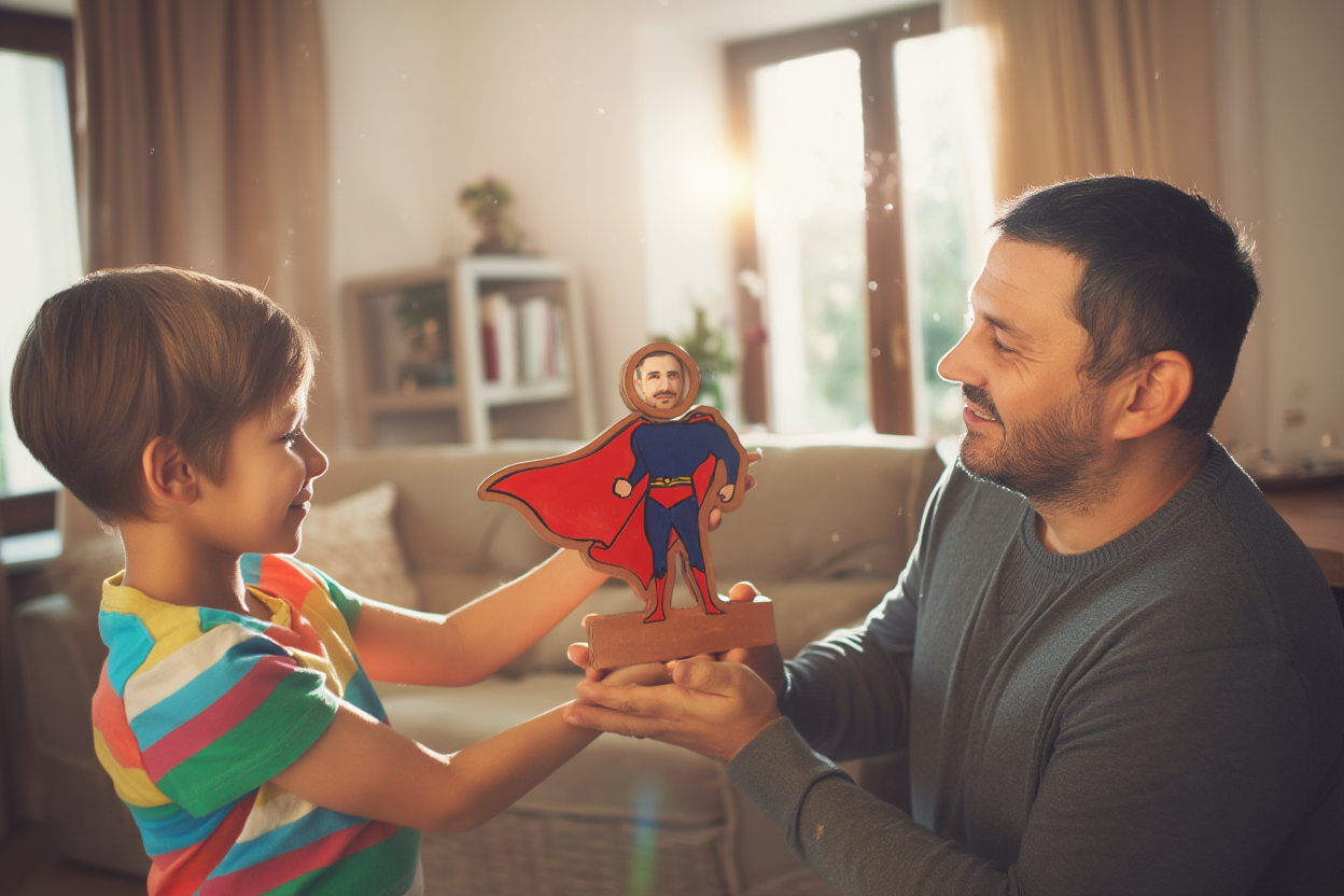 Kit de pintura "Superpapá" - Imagen 4