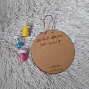 Placa personalizada Día de la Madre - Huellas infantiles