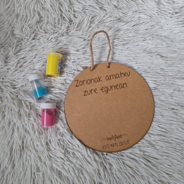 Placa personalizada Día de la Madre - Huellas infantiles