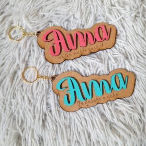 Llavero “Ama” de madera