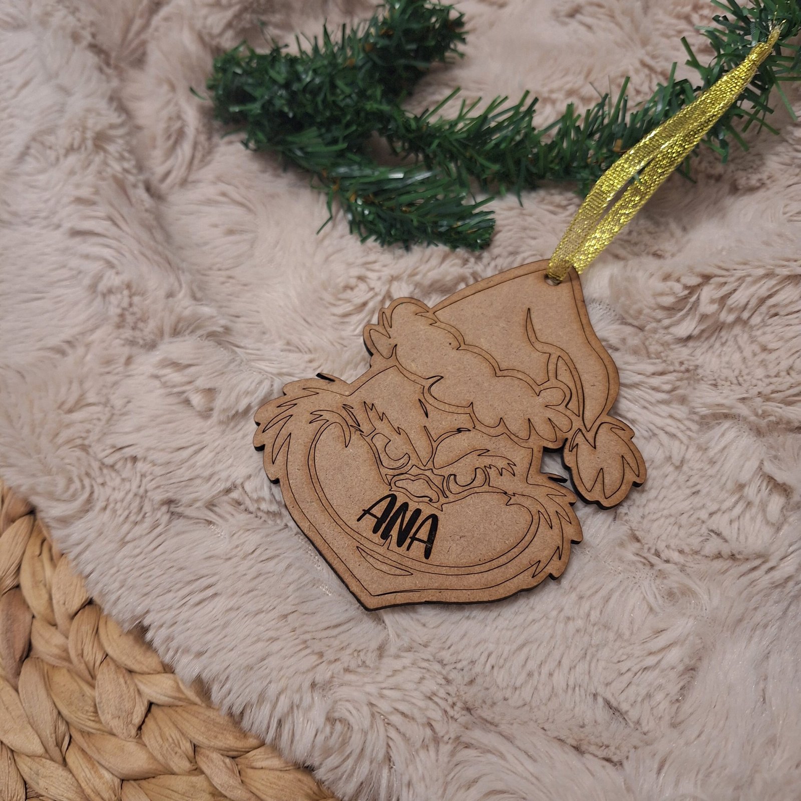 El Grinch. Adorno de Navidad personalizado