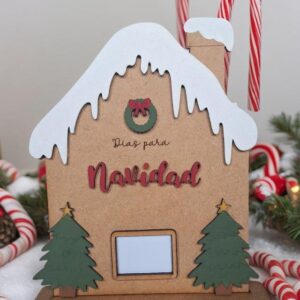 Casita de Madera “Cuenta Atrás para Navidad”