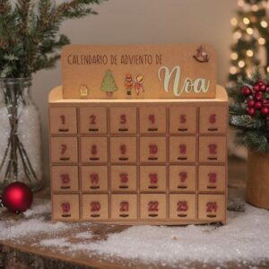 CALENDARIO DE ADVIENTO PERSONALIZADO – MONTADO