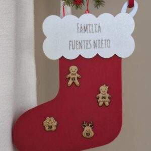 Calcetin navideño personalizado