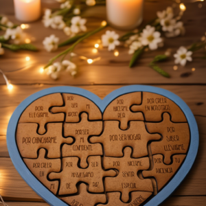Puzzle corazón “¿Quieres casarte conmigo?”