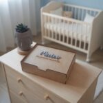Pack Nacimiento Personalizado – Caja de Recuerdos, Dados Nombre y Mesario de Animales